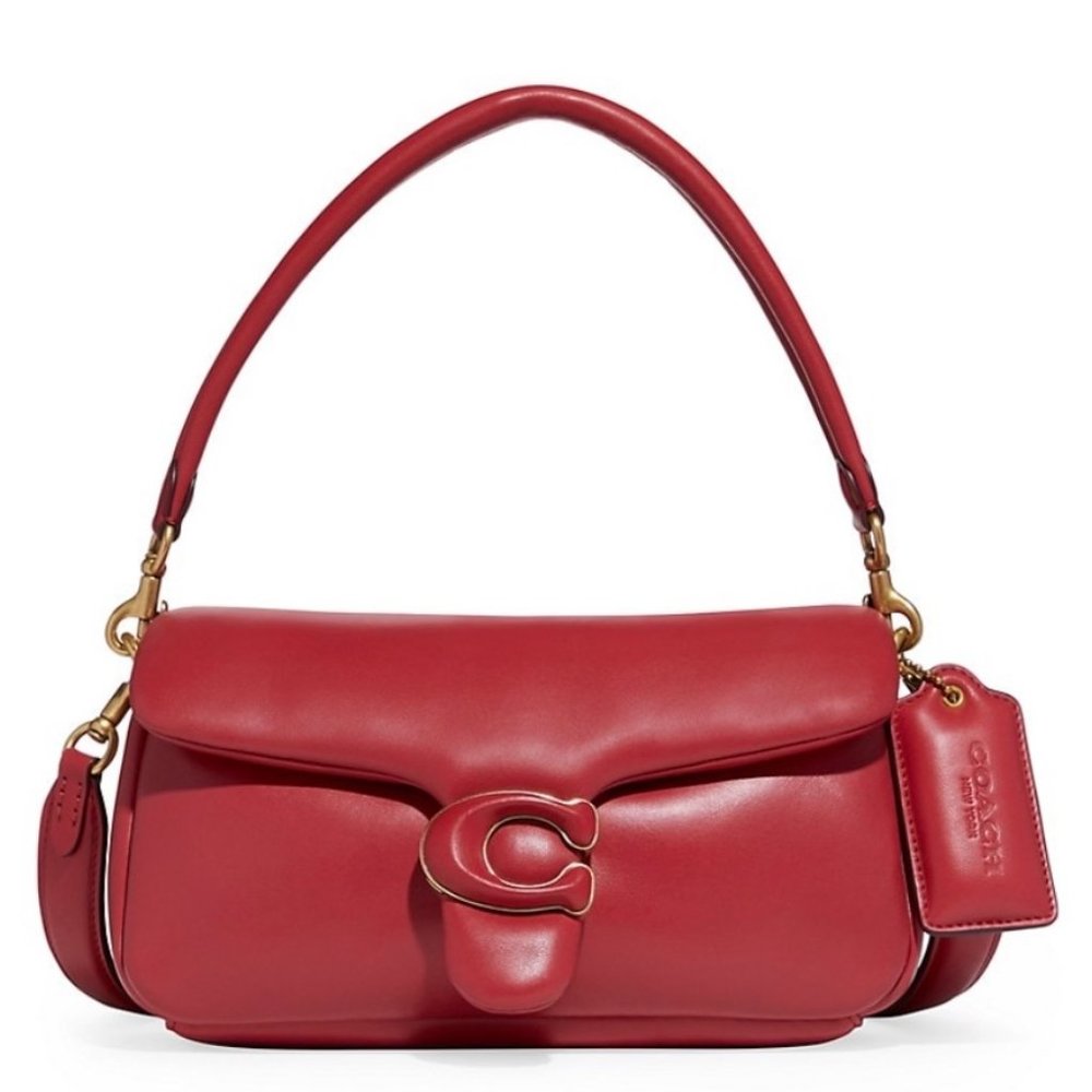 COACH Pillow Tabby 26 Red Apple Leather Shoulder Bag
